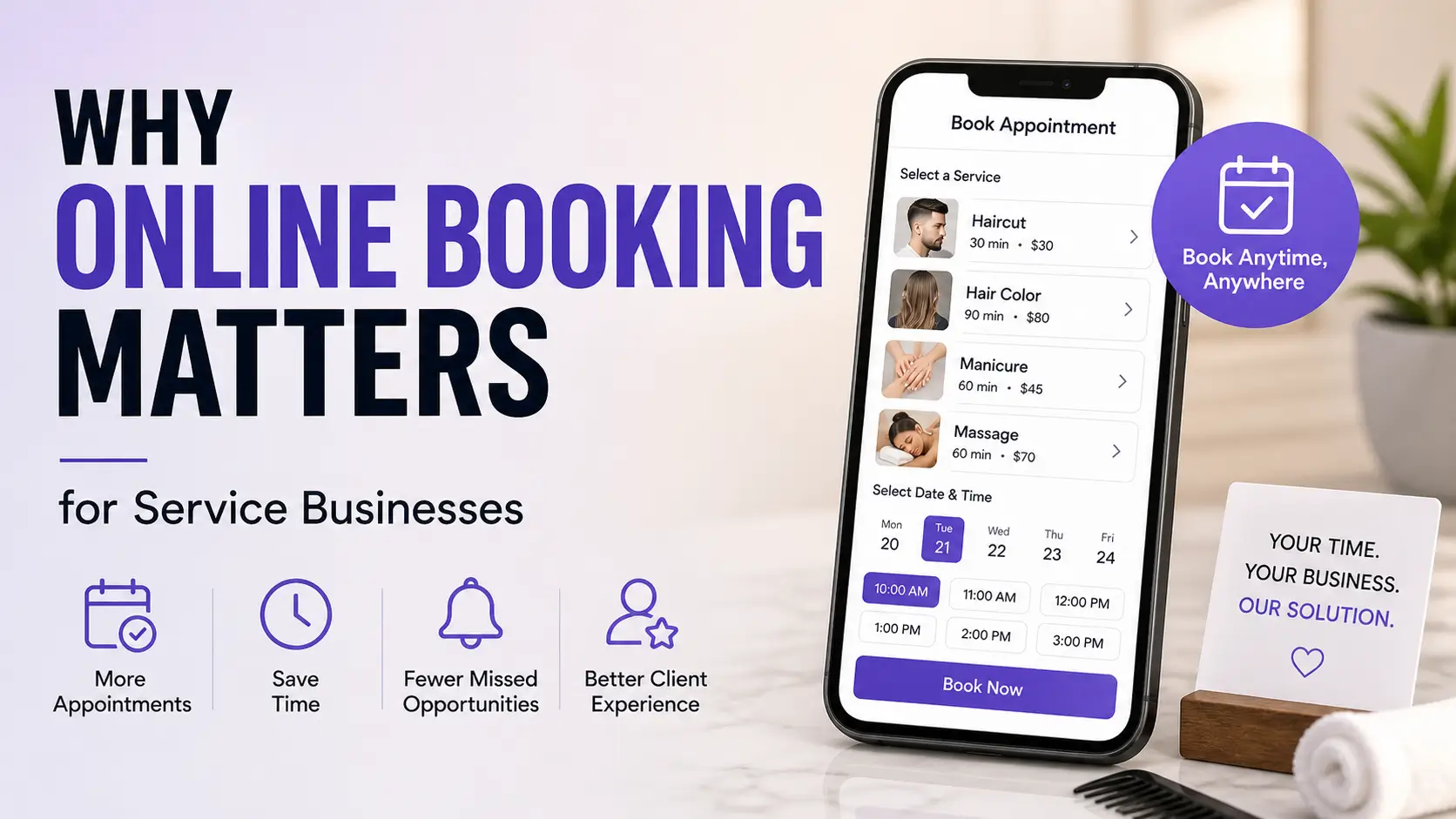 Why Online Booking Matters for Service Businesses
